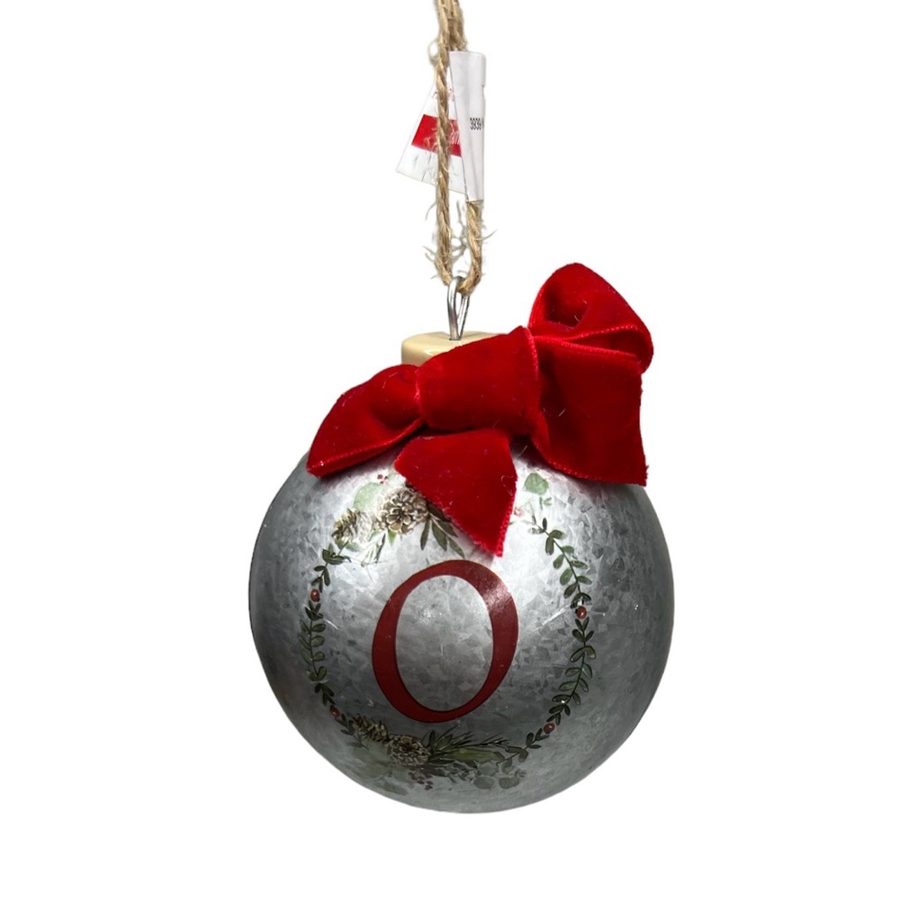 Ashland Collectible Christmas Metal Letter O Ornament